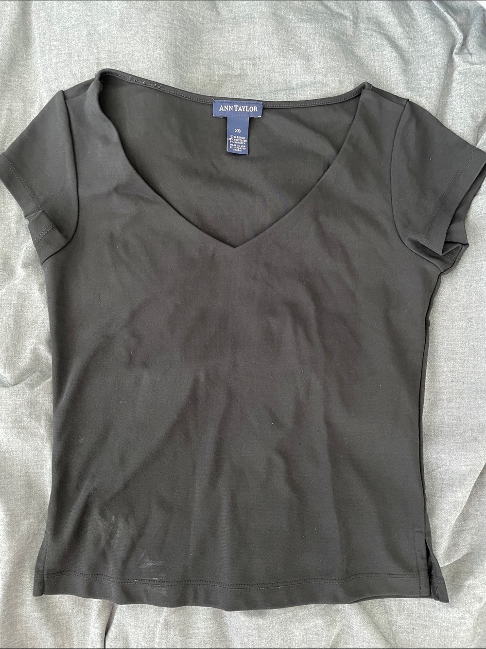 Ann Taylor black t shirt